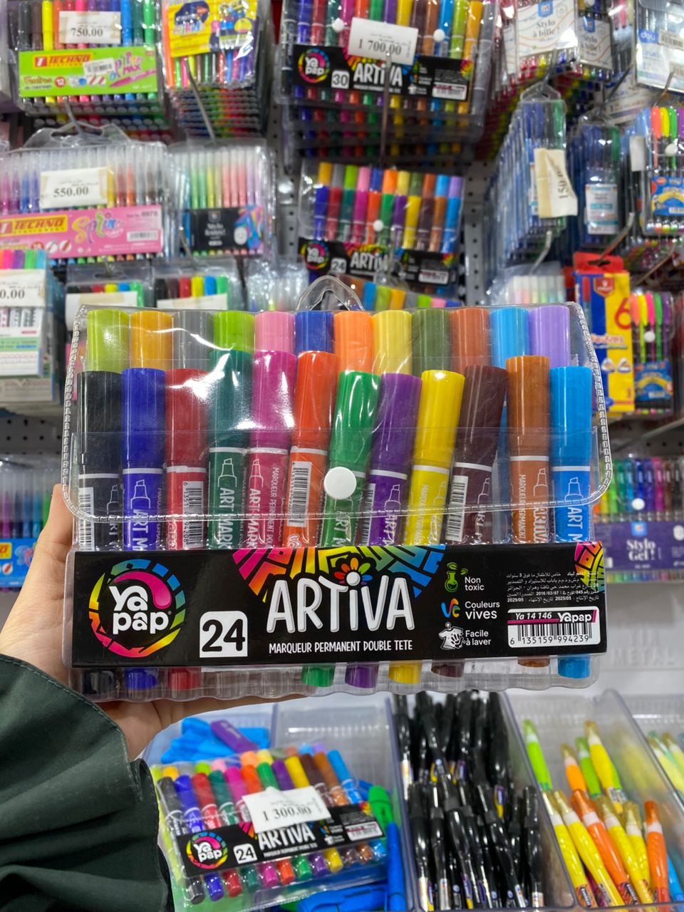 Marqueur permanent Double tete 24