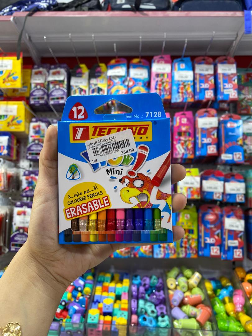 اقلام تلوين 12 تيكنو