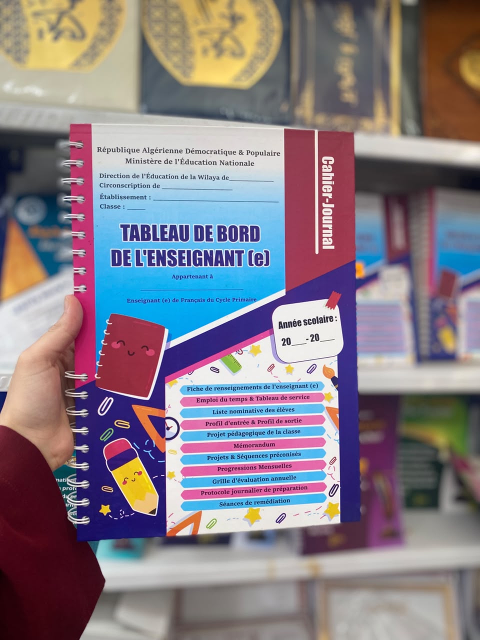 Tablau de bord de l enseignant